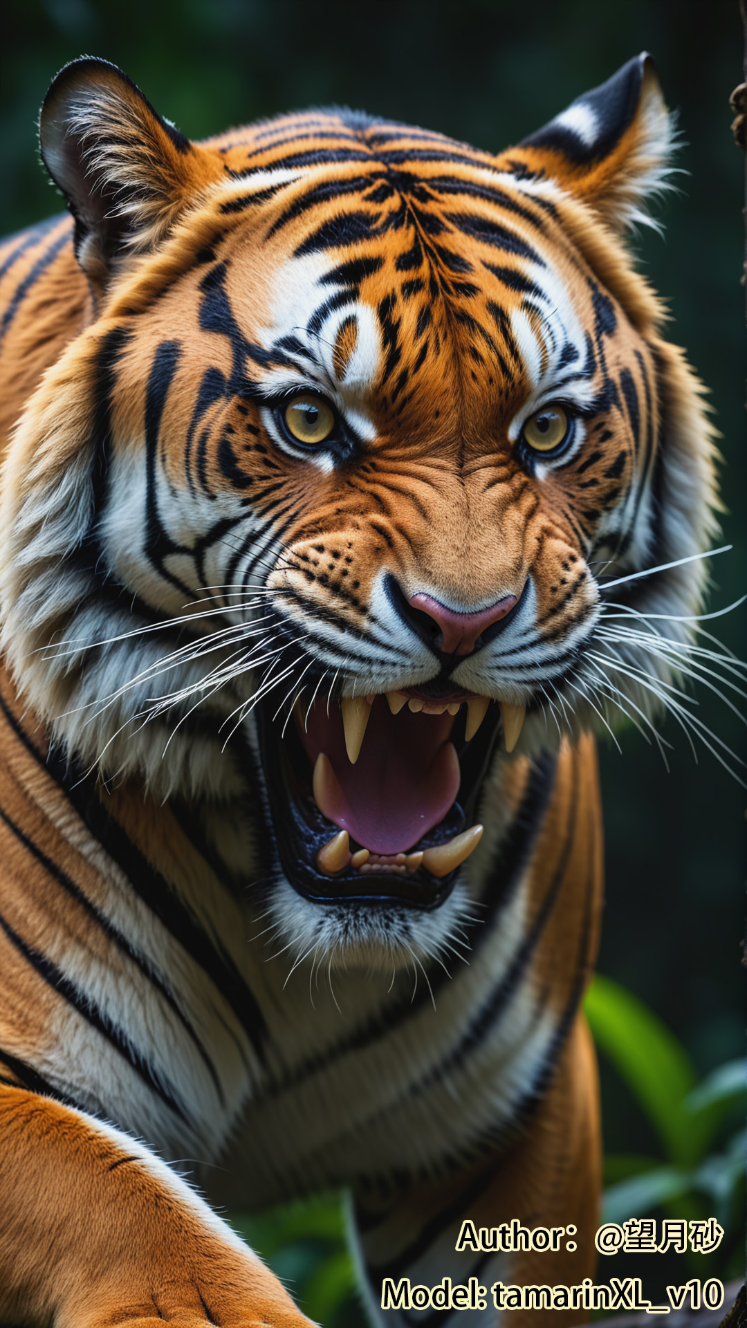 AI动物-丛林中的猛虎-20240217